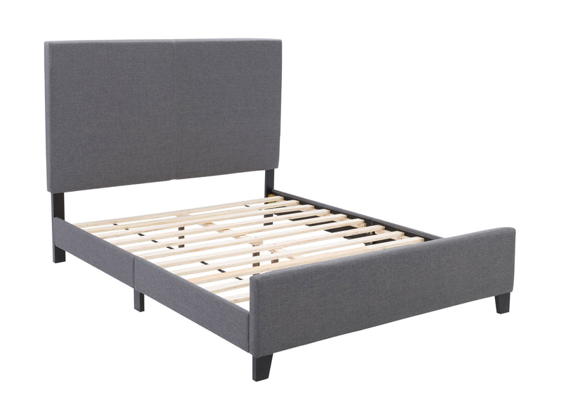 grey Contemporary Double / Full Bed Juniper Collection product image by CorLiving