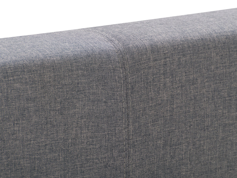 grey Contemporary Queen Bed Juniper Collection detail image by CorLiving
