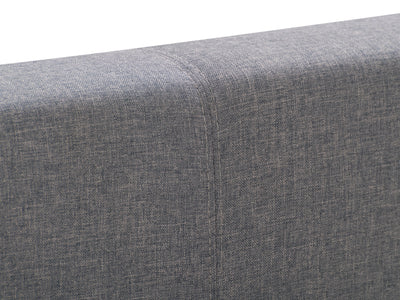 grey Contemporary Twin / Single Bed Juniper Collection detail image by CorLiving#color_juniper-grey