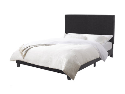 charcoal Contemporary Queen Bed Juniper Collection product image by CorLiving#color_juniper-charcoal