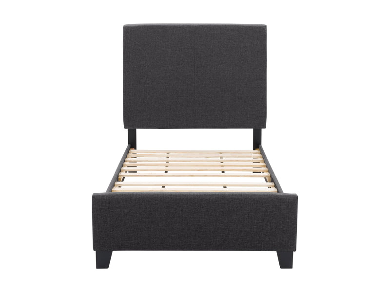charcoal Contemporary Twin / Single Bed Juniper Collection product image by CorLiving