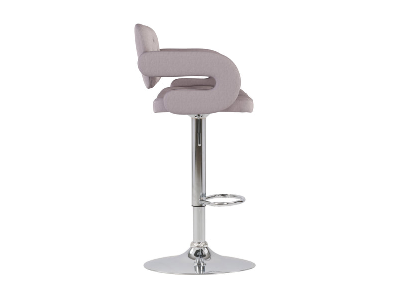 light grey Bar Stools with Arms Set of 2 Jude Collection product image by CorLiving