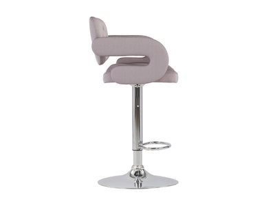 light grey Bar Stools with Arms Set of 2 Jude Collection product image by CorLiving#color_light-grey