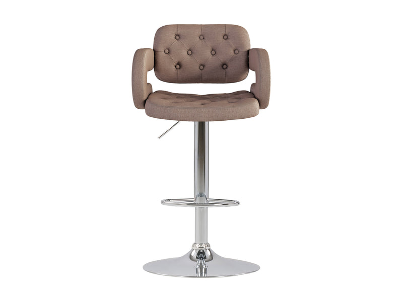 light brown Bar Stools with Arms Set of 2 Jude Collection product image by CorLiving