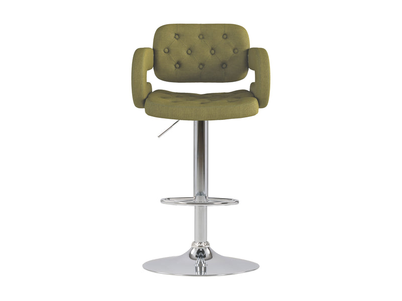 olive green Bar Stools with Arms Set of 2 Jude Collection product image by CorLiving