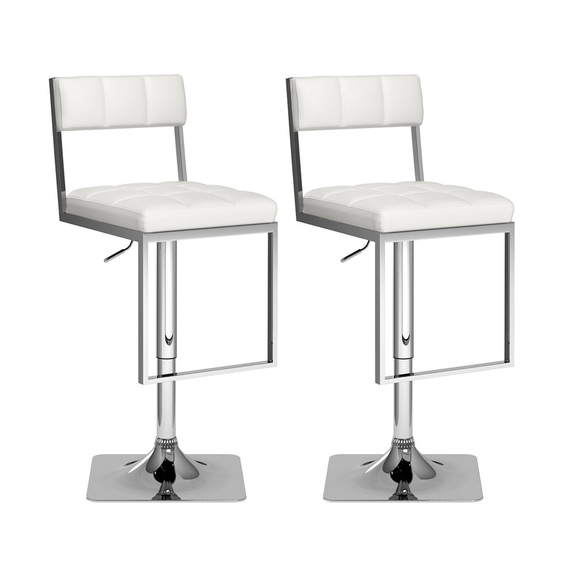 white Bar Stools Set of 2 Riley Collection product image by CorLiving