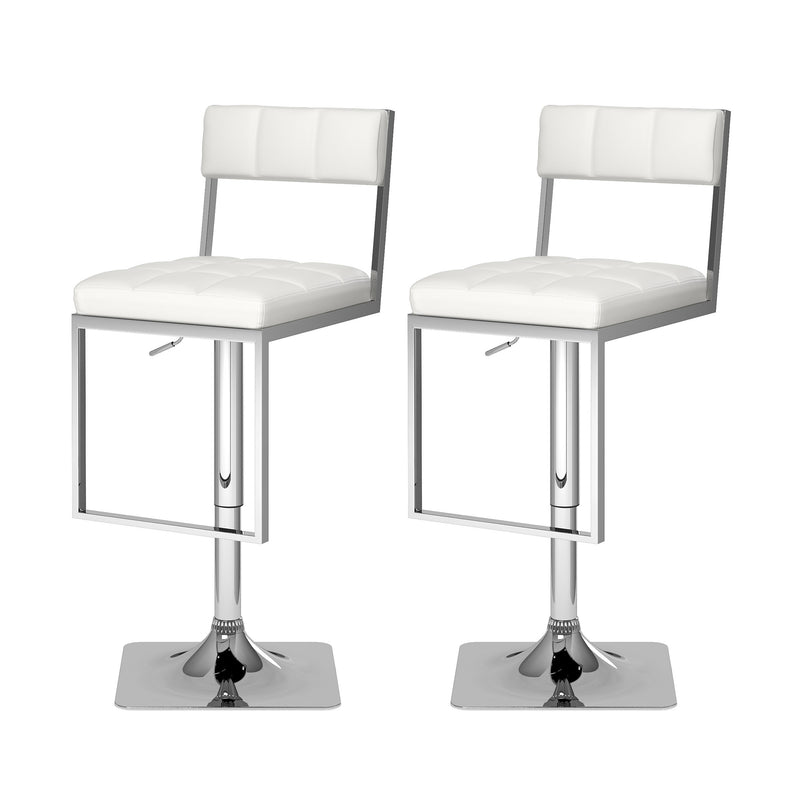 white Bar Stools Set of 2 Riley Collection product image by CorLiving