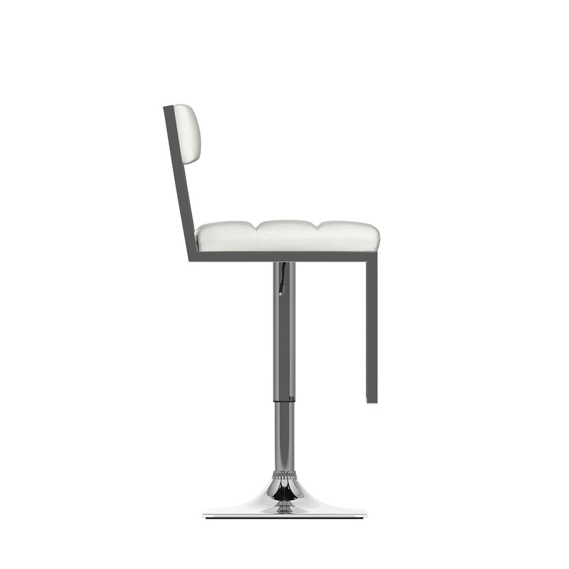 white Bar Stools Set of 2 Riley Collection product image by CorLiving