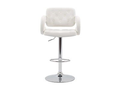 white Bar Stools with Arms Set of 2 Jude Collection product image by CorLiving#color_white