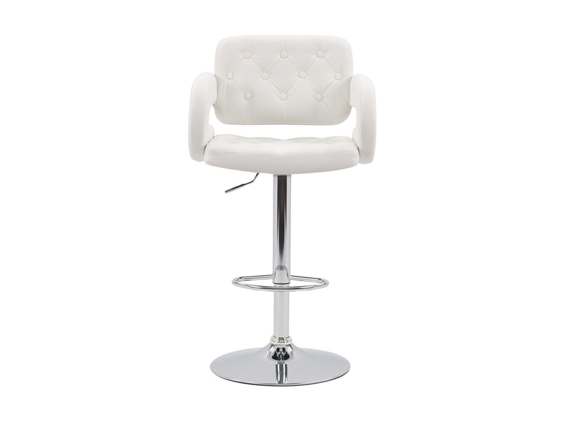 white Bar Stools with Arms Set of 2 Jude Collection product image by CorLiving