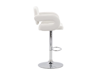 white Bar Stools with Arms Set of 2 Jude Collection product image by CorLiving#color_white