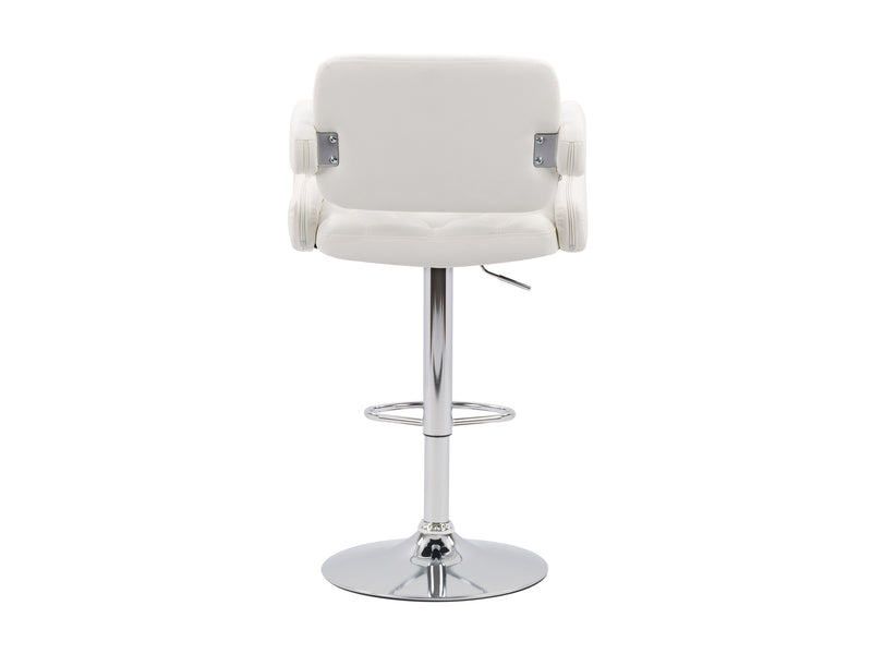 white Bar Stools with Arms Set of 2 Jude Collection product image by CorLiving