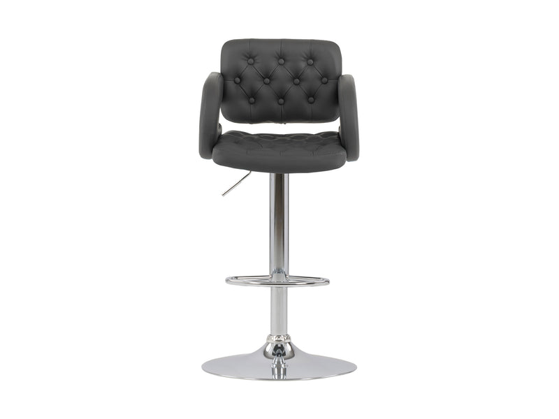 dark grey Bar Stools with Arms Set of 2 Jude Collection product image by CorLiving