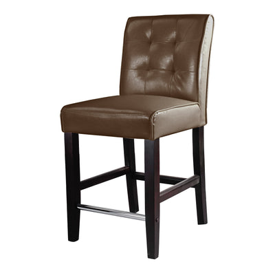 dark brown Counter Height Bar Stool Antonio Collection product image by CorLiving#color_dark-brown