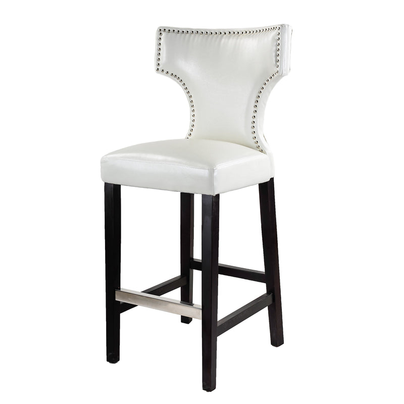 white Bar Height Bar Stools Set of 2 Aiden Collection product image by CorLiving