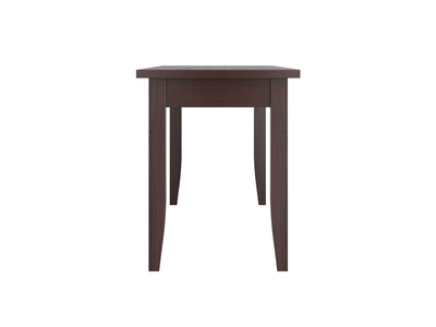 black brown Wood Dining Bench Atwood Collection product image by CorLiving#color_atwood-cappuccino