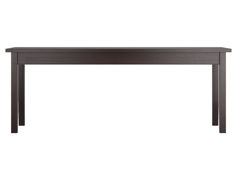 black brown Wood Dining Bench Atwood Collection product image by CorLiving