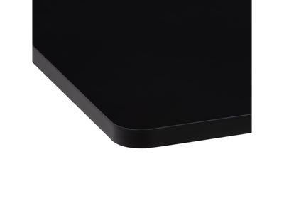 black Adjustable Height Bar Table, Square Maya Collection detail image by CorLiving#color_black