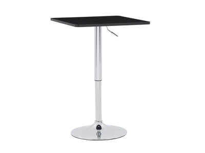 black Adjustable Height Bar Table, Square Maya Collection product image by CorLiving#color_black