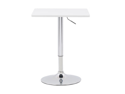 white Adjustable Height Bar Table, Square Maya Collection product image by CorLiving#color_white