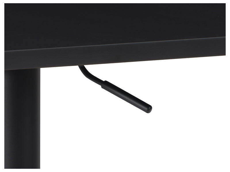 black Adjustable Height Bar Table, Square Maya Collection detail image by CorLiving