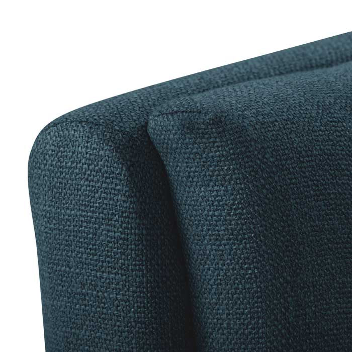 navy blue and dark brown Cushioned Bar Stools Set of 2 Leilani Collection detail image by CorLiving