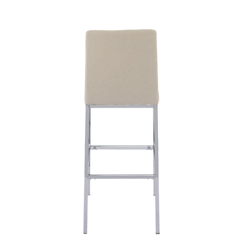 beige Bar Height Bar Stools Set of 2 Huntington Collection product image by CorLiving