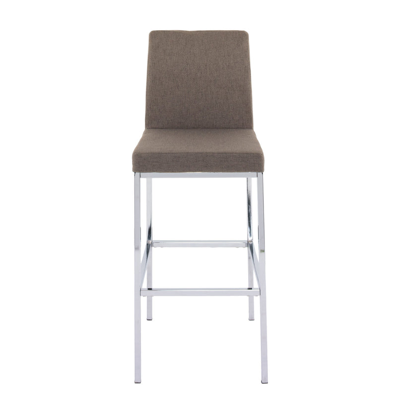 brown Bar Height Bar Stools Set of 2 Huntington Collection product image by CorLiving