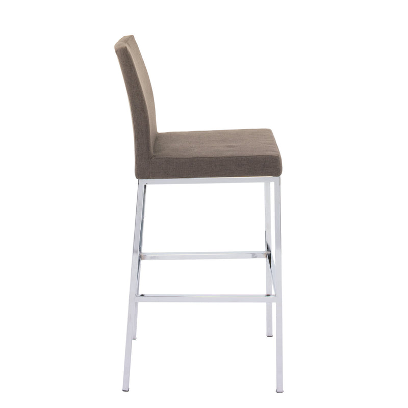 brown Bar Height Bar Stools Set of 2 Huntington Collection product image by CorLiving