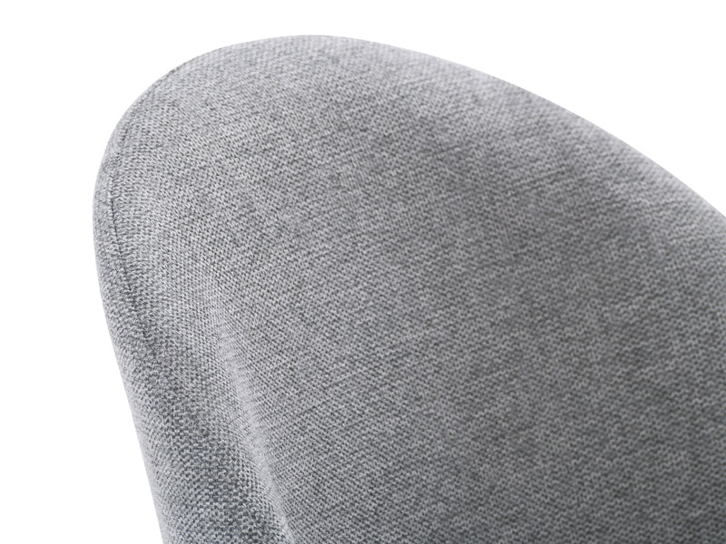 grey Curved Dining Chairs, Set of 2 Nyla Collection detail image by CorLiving