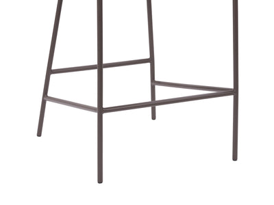 light grey Metal Bar Stool Blakeley Collection detail image by CorLiving#color_blakeley-light-grey