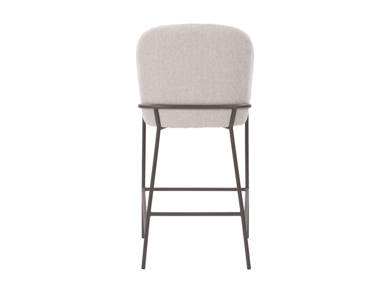 light grey Metal Bar Stool Blakeley Collection product image by CorLiving