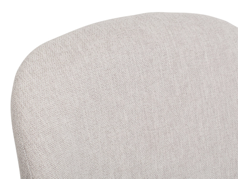 light grey High Back Upholstered Dining Chairs, Set of 2 Blakeley Collection detail image by CorLiving