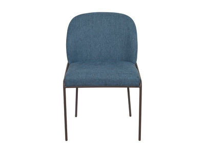 blue High Back Upholstered Dining Chairs, Set of 2 Blakeley Collection product image by CorLiving#color_blakeley-blue