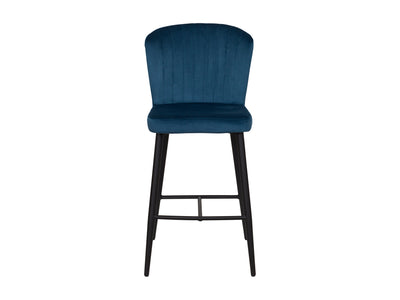 navy blue Metal Bar Stools Set of 2 Jasper Collection product image by CorLiving#color_navy-blue