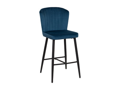 navy blue Metal Bar Stools Set of 2 Jasper Collection product image by CorLiving#color_navy-blue