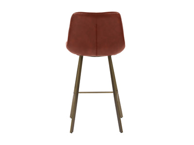 brown Farmhouse Bar Stools Set of 2 Christoff Collection product image by CorLiving#color_brown