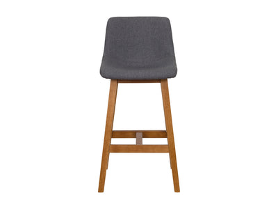 grey Wood Bar Stools Set of 2 Nora Collection product image by CorLiving#color_grey