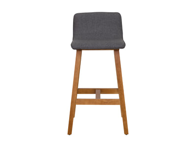 grey Wooden Bar Stools Set of 2 Bennett Collection product image by CorLiving#color_grey