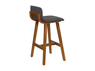 grey Wooden Bar Stools Set of 2 Bennett Collection product image by CorLiving#color_grey