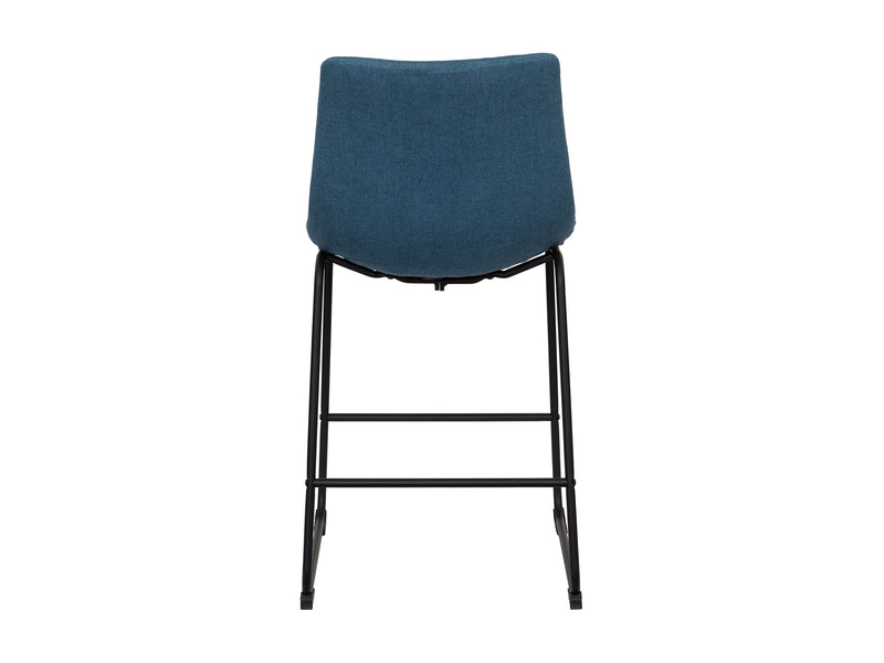blue Upholstered Bar Stools Asahi Collection product image by CorLiving