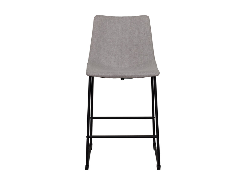 light grey Upholstered Bar Stools Asahi Collection product image by CorLiving