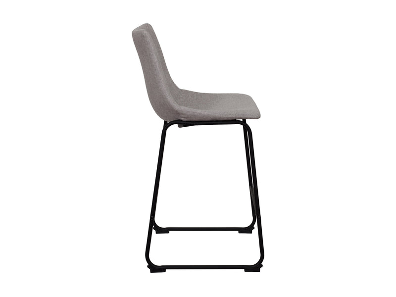 light grey Upholstered Bar Stools Asahi Collection product image by CorLiving