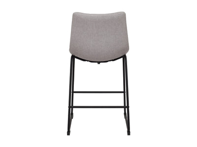 light grey Upholstered Bar Stools Asahi Collection product image by CorLiving#color_asahi-light-grey