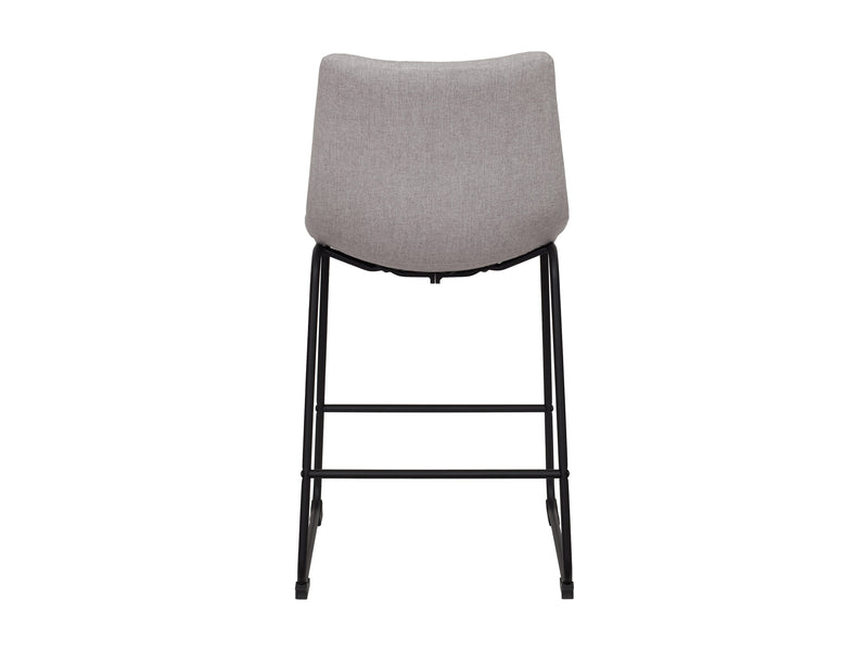 light grey Upholstered Bar Stools Asahi Collection product image by CorLiving