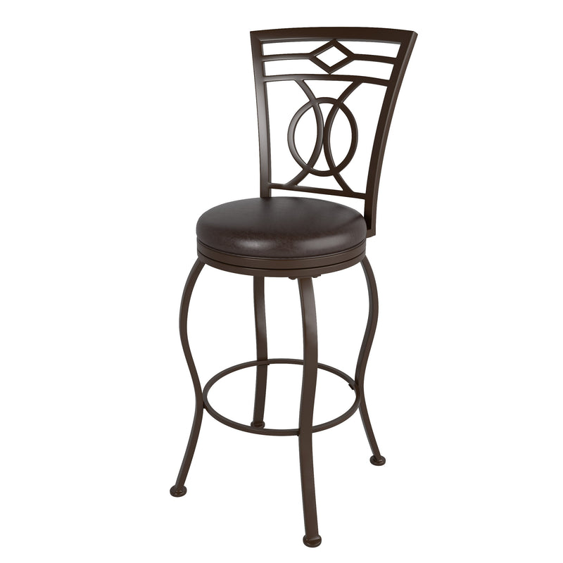 dark brown Metal Bar Stool Bar Height Jericho Collection product image by CorLiving