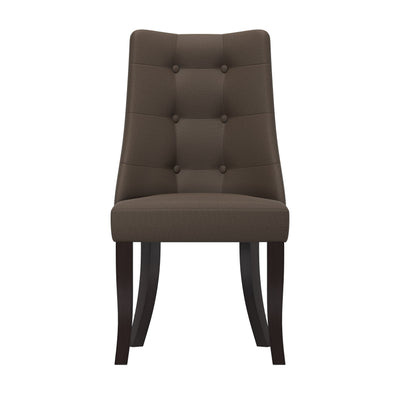 brown Accent Chairs Set of 2 Evan Collection product image by CorLiving#color_brown