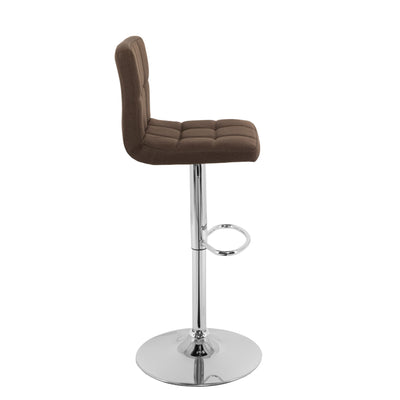 dark brown Adjustable Height Bar Stools Set of 2 CorLiving Collection product image by CorLiving#color_dark-brown