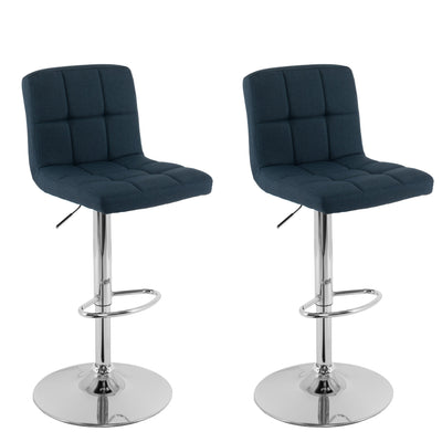 dark blue Adjustable Height Bar Stools Set of 2 CorLiving Collection product image by CorLiving#color_dark-blue