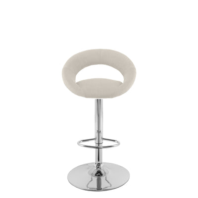 cream Adjustable Bar Stool Set of 2 CorLiving Collection product image by CorLiving#color_cream